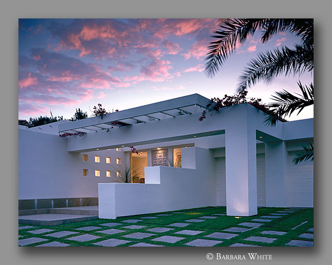 Dusk exterior photograph